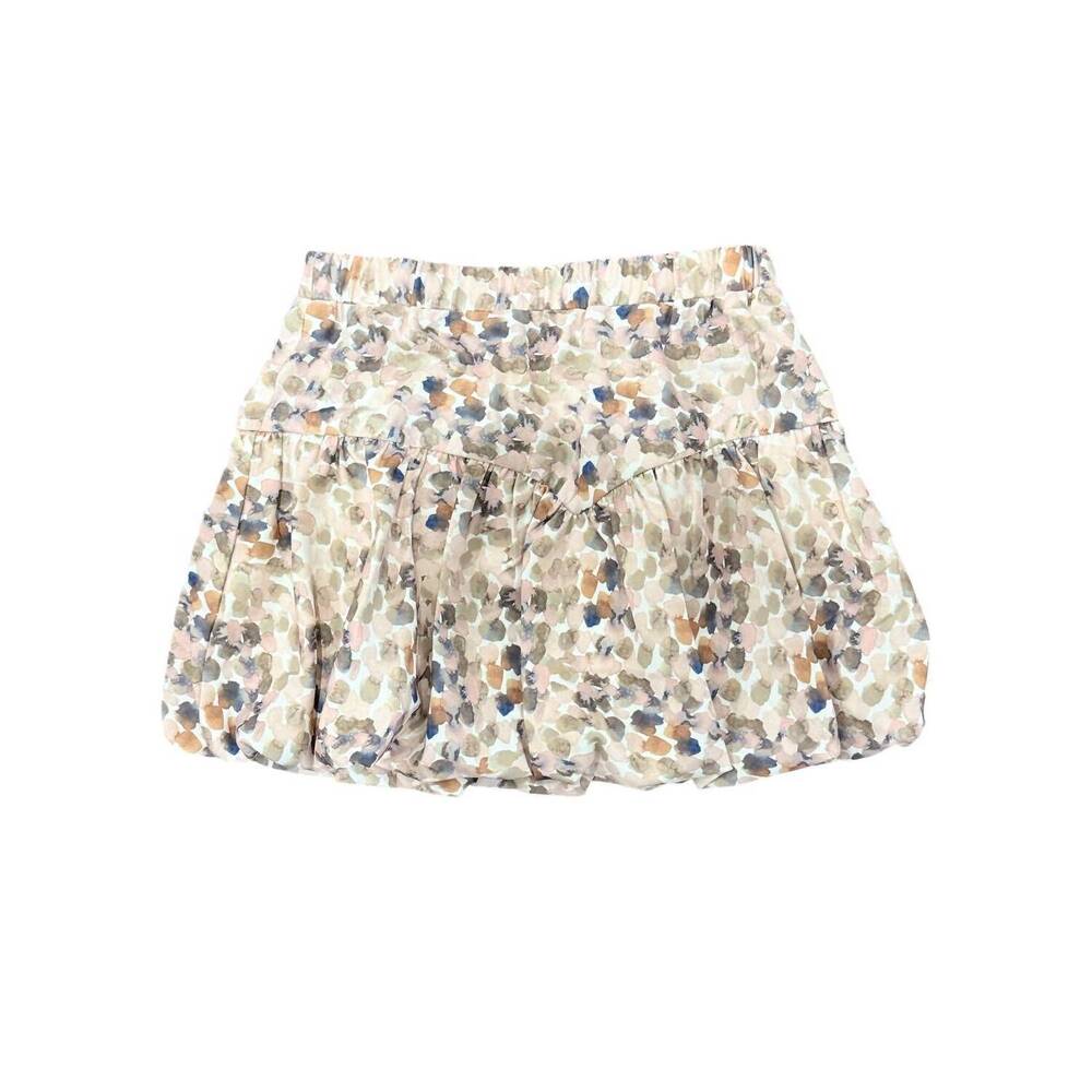 NEW TENLY girl's satin bubble skirt in beige